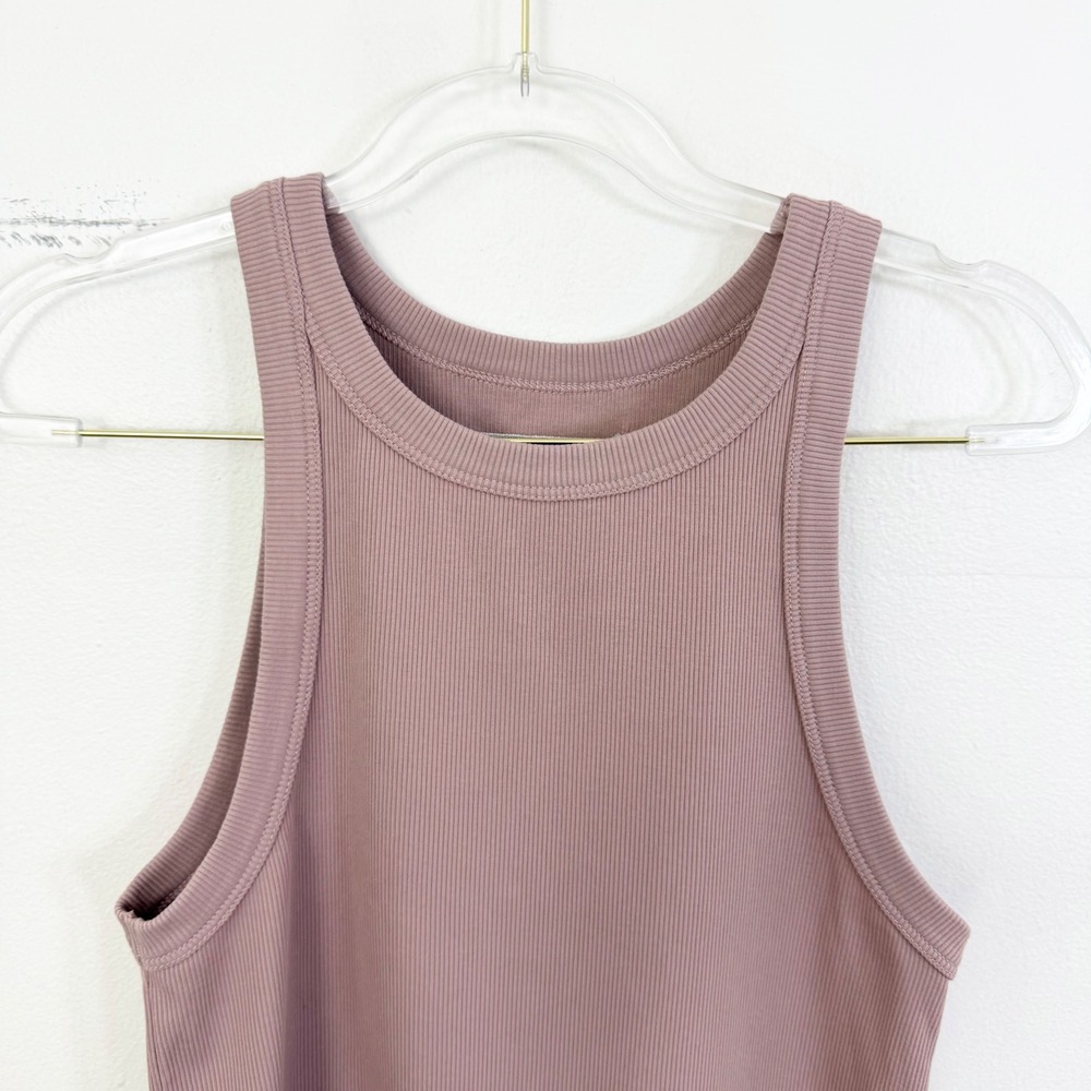 Outerknown Blush Ribbed High-Neck Tank - Picture 4 of 7